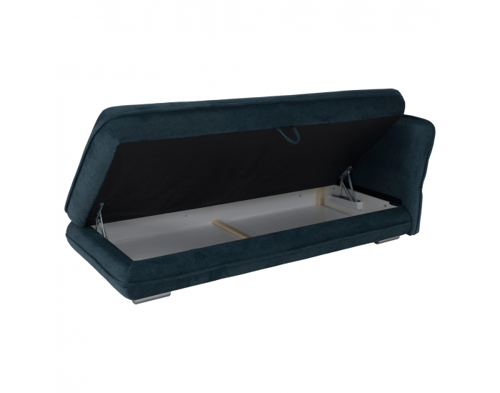 Leňoška s úložným priestorom Lamba P - modrá