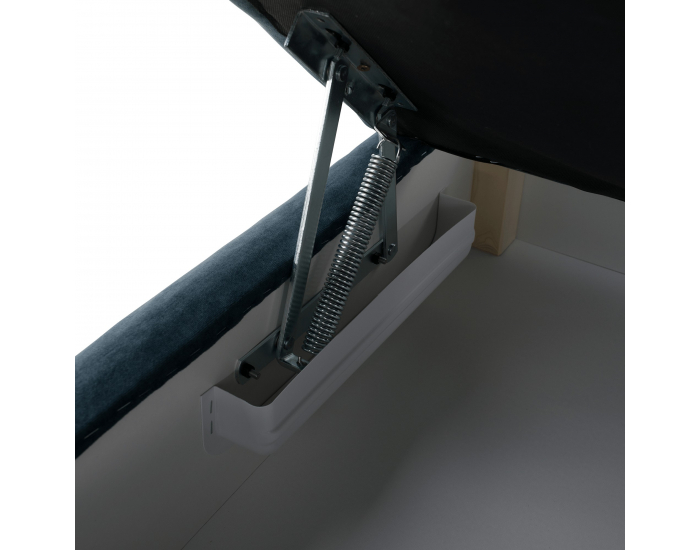 Leňoška s úložným priestorom Lamba P - modrá