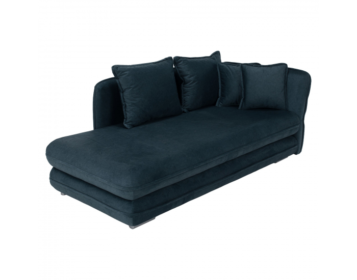 Leňoška s úložným priestorom Lamba P - modrá