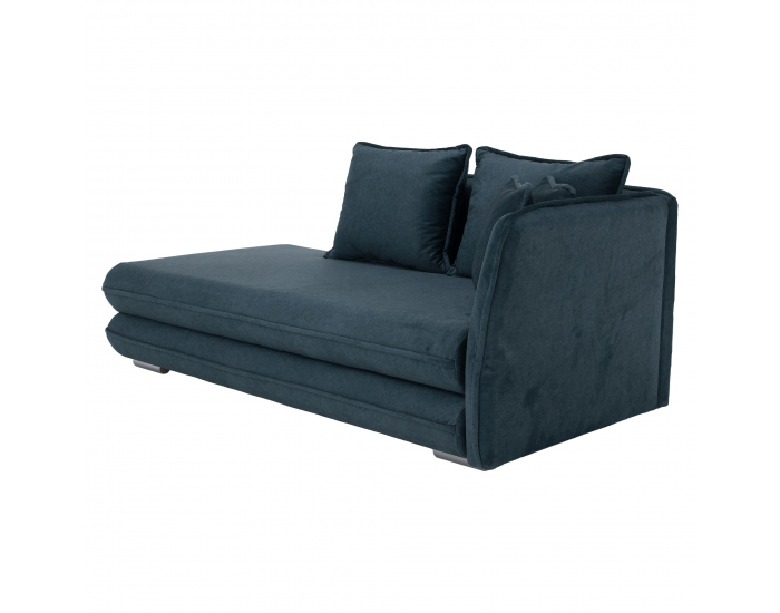 Leňoška s úložným priestorom Lamba P - modrá