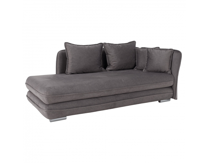 Leňoška s úložným priestorom Lamba P - sivá