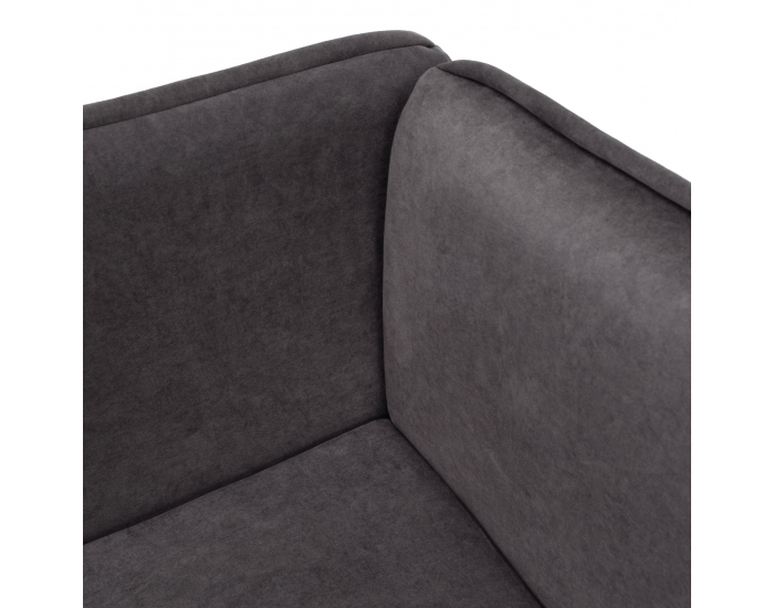 Leňoška s úložným priestorom Lamba P - sivá