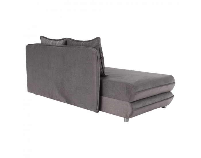 Leňoška s úložným priestorom Lamba P - sivá