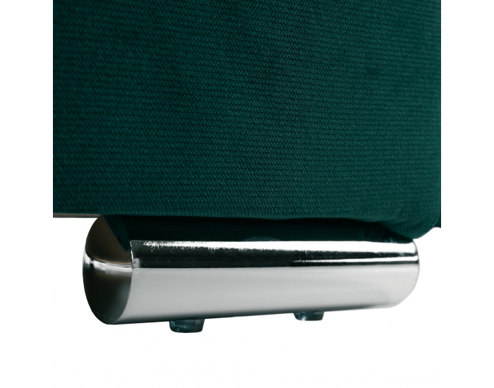 Rohová sedačka U s rozkladom a úložným priestorom Lamora U P - smaragdová