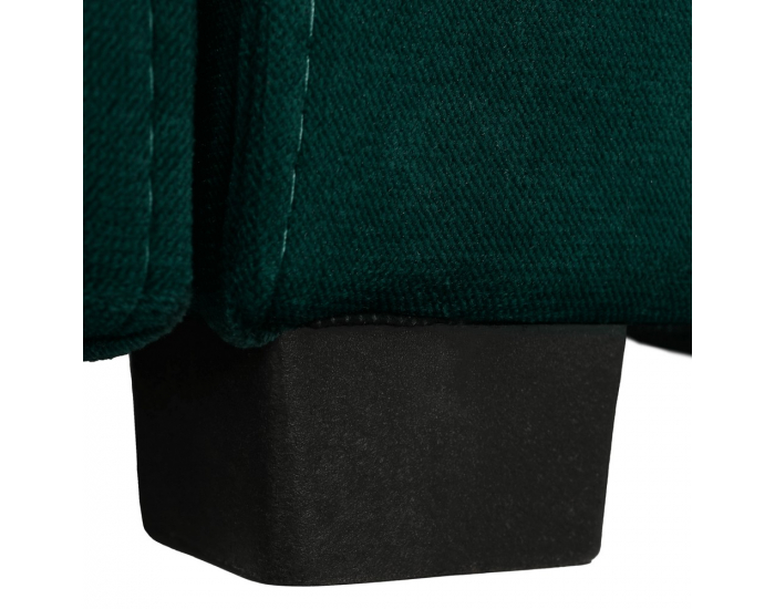 Rohová sedačka U s rozkladom a úložným priestorom Lamora U P - smaragdová