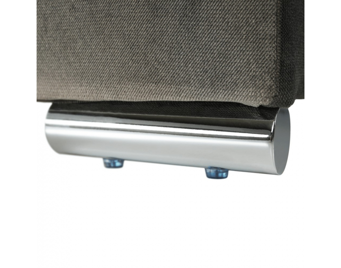 Rohová sedačka U s rozkladom a úložným priestorom Lamora U P - sivohnedá (taupe)