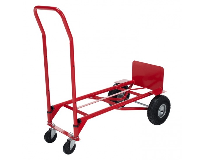 Skladový vozík 2v1 Lamy New - červená / čierna