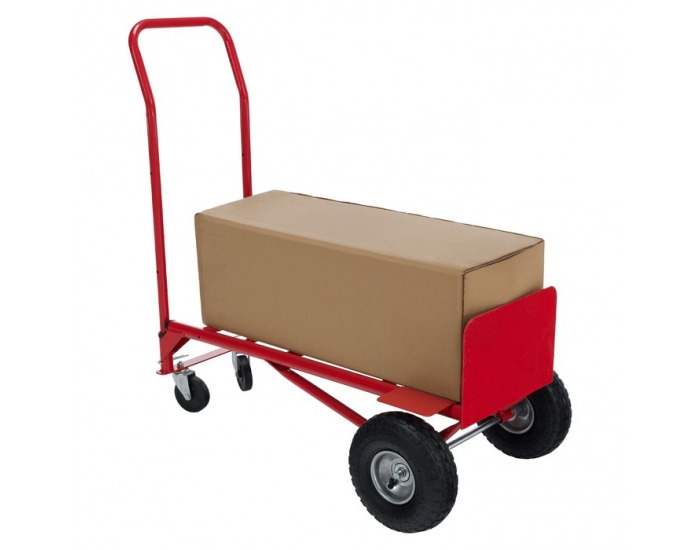 Skladový vozík 2v1 Lamy New - červená / čierna