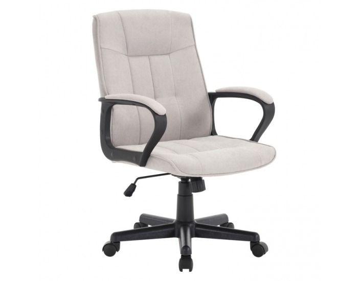 Kancelárske kreslo Landis - svetlosivá / čierna