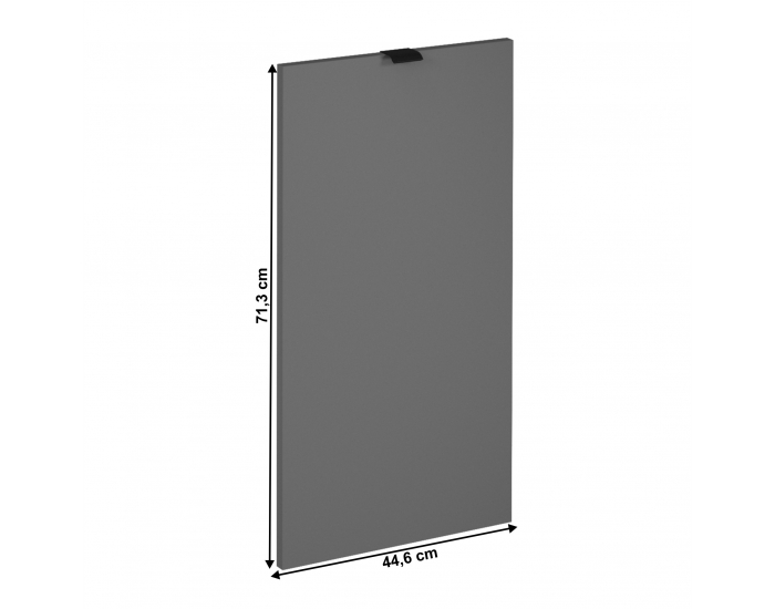 Dvierka na umývačku Langen 44,6x71,3 cm - sivá matná