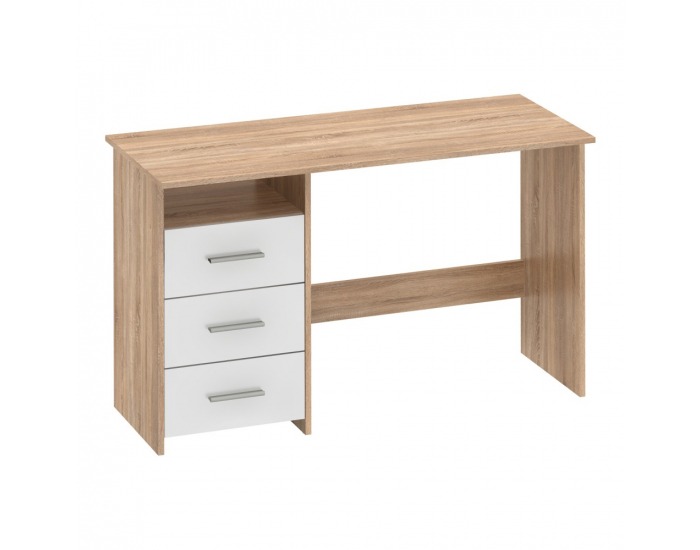 Univerzálny PC stolík Laristote New L/P - dub sonoma / biela