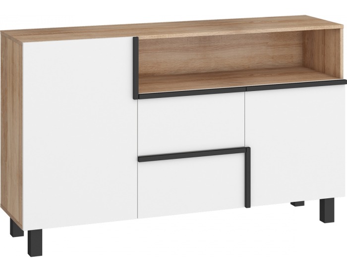 Obývacia izba Lars - sonoma svetlá / biela