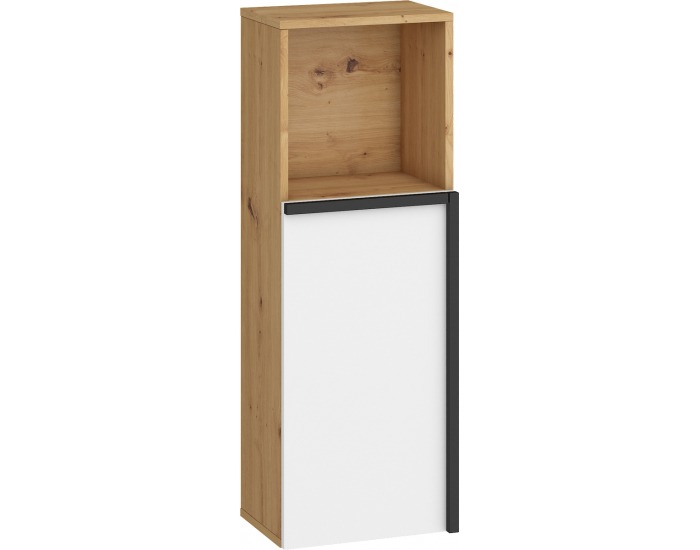 Univerzálna skrinka na stenu Lars LAR-11 - dub artisan / biela