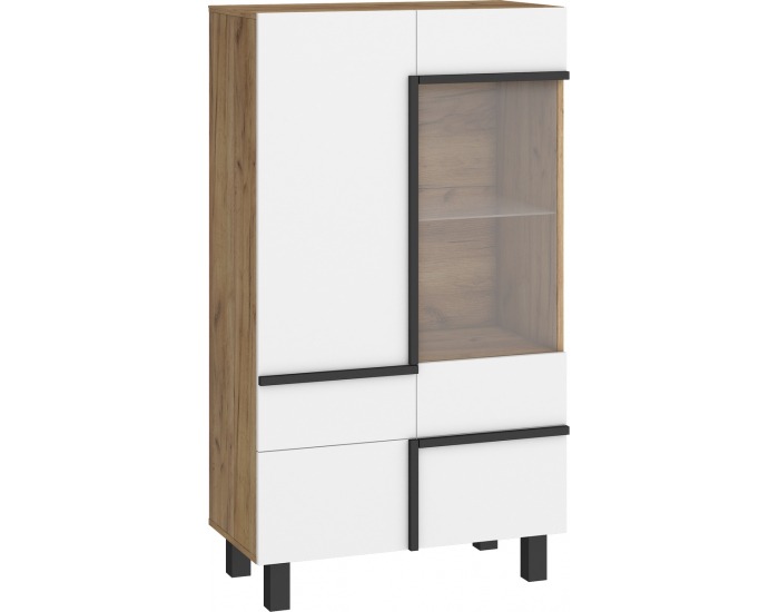 Obývacia izba Lars - craft zlatý / biela