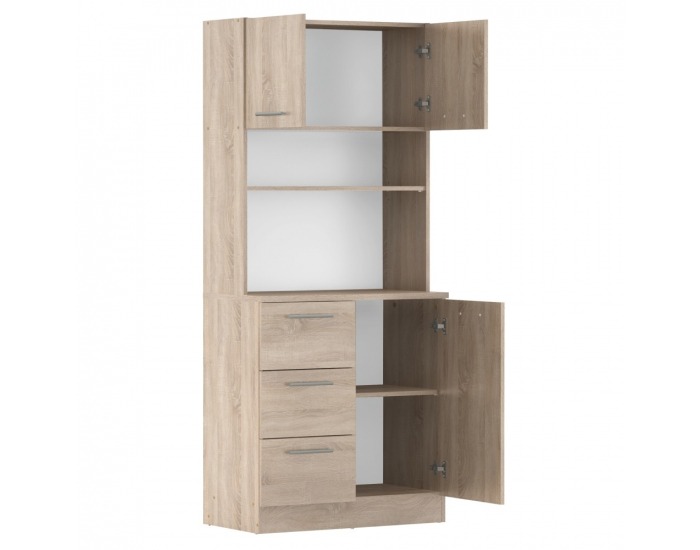 Trojdverový kredenc Laset New - dub sonoma