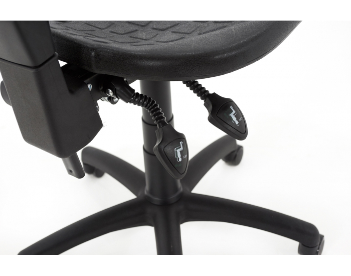 Dielenská stolička Laver BP - čierna