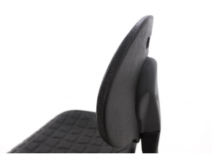 Dielenská stolička s podnožkou Laver BP RB - čierna