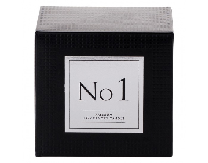 Vonná sviečka v skle Leana 700 g - priehľadná / biela