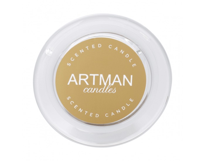 Vonná sviečka v skle Leana 700 g - priehľadná / ružová