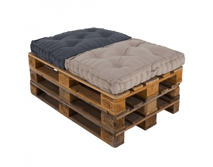 Vankúš na paletové sedenie Legno - hnedosivá (taupe)