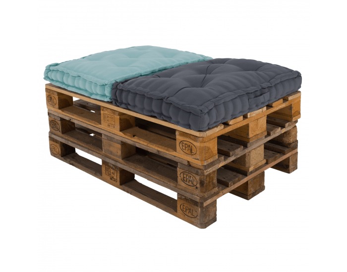 Vankúš na paletové sedenie Legno - tmavosivá