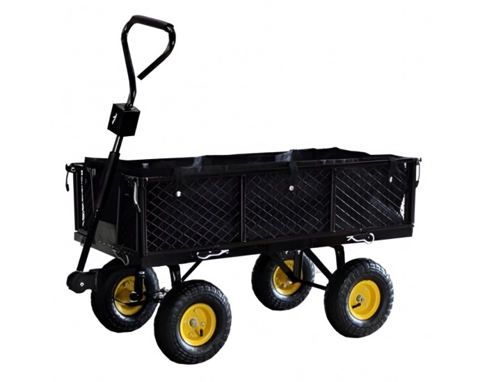 Záhradný vozík Lenko - čierna