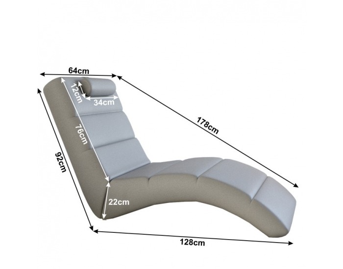 Leňoška Long - sivá