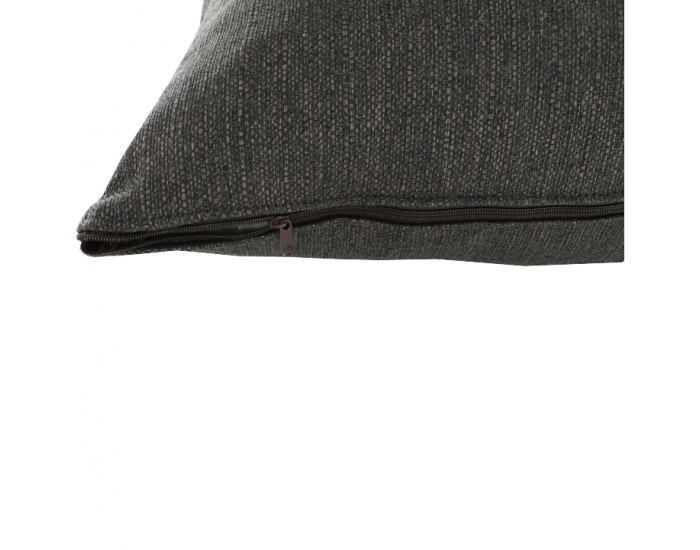 Leňoška s taburetkou Duran L - sivá