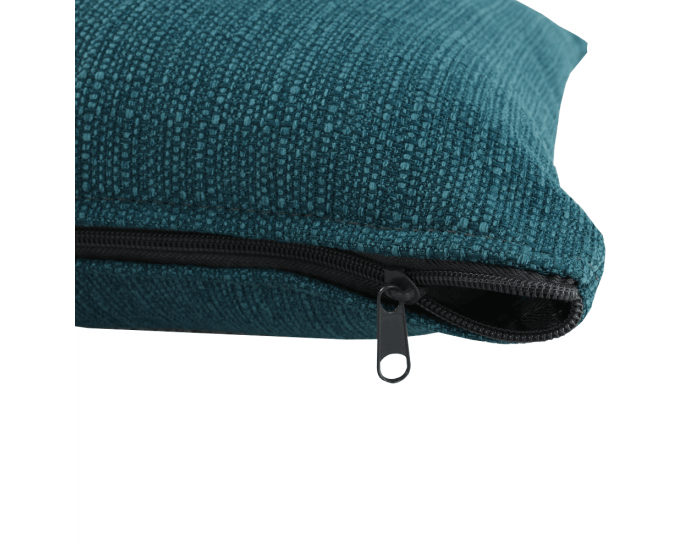 Leňoška s taburetkou Duran P - modrá