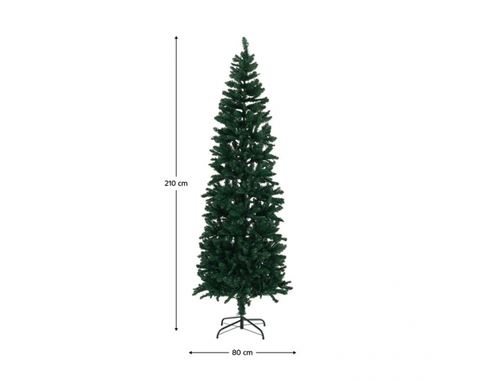 Vianočný stromček s kovovým stojanom Lesy 210 cm - zelená