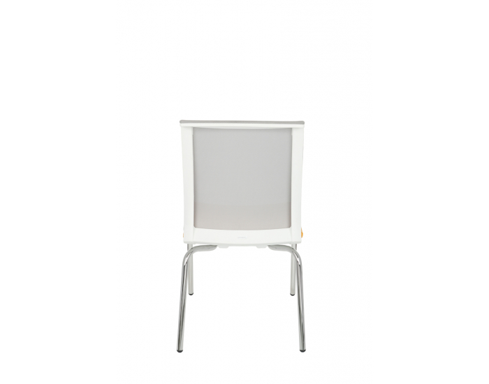 Konferenčná stolička Libon 4L WS - žltá / sivá / biela / chróm