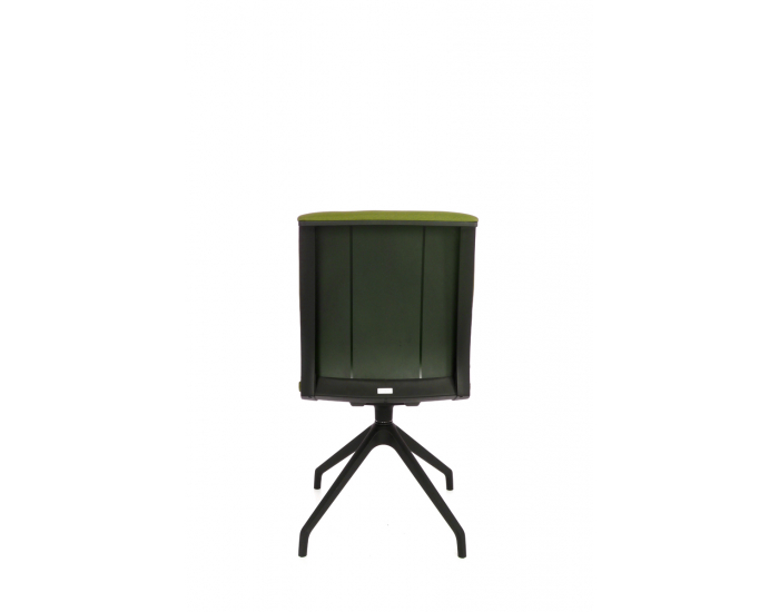 Konferenčná stolička Libon Cross BT - zelená / čierna