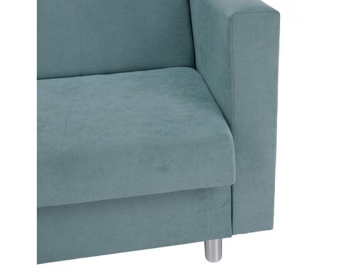 Rozkladacia pohovka s úložným priestorom Lilana - mentolová