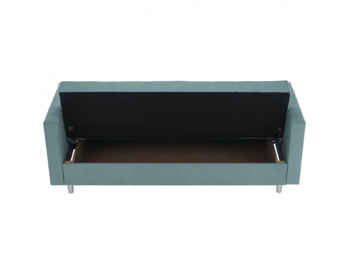 Rozkladacia pohovka s úložným priestorom Lilana - mentolová