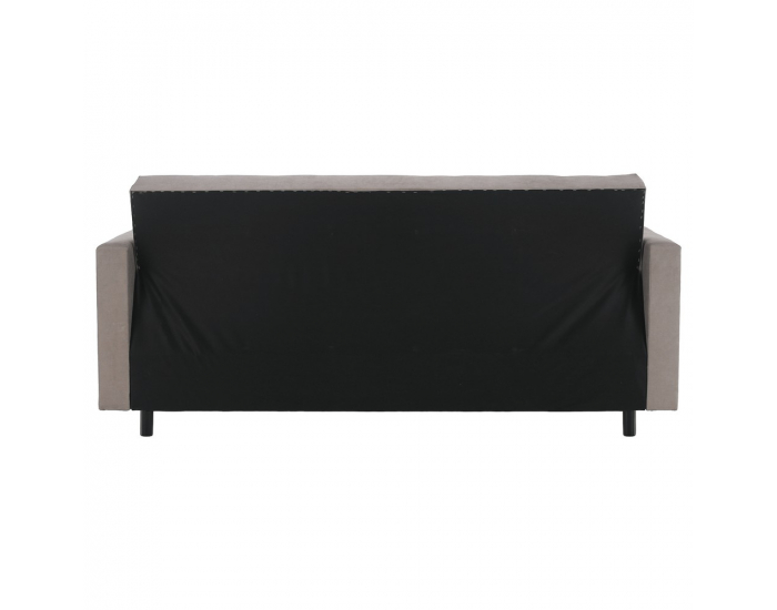 Rozkladacia pohovka s úložným priestorom Lilana - sivobéžová (taupe)