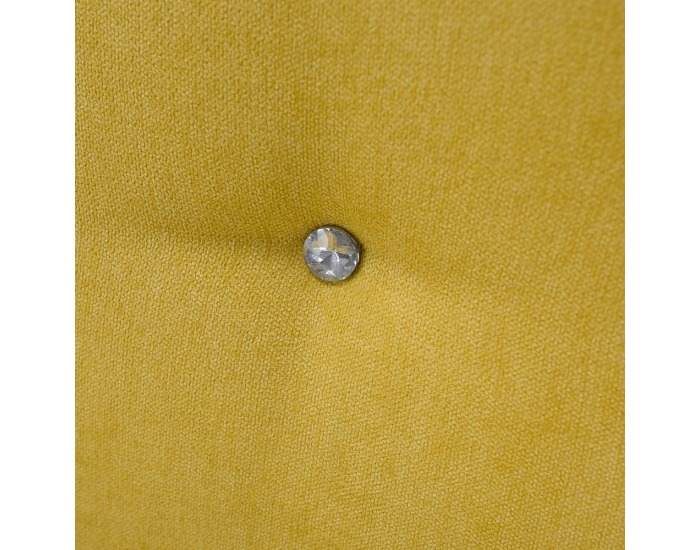 Rozkladacia pohovka s úložným priestorom Lilana - žltá