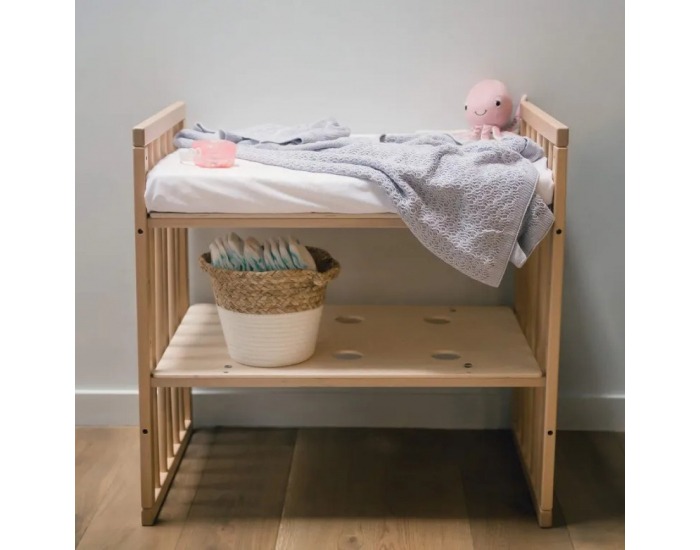 Detská rastúca postieľka s matracom 7v1 Lili - prírodná