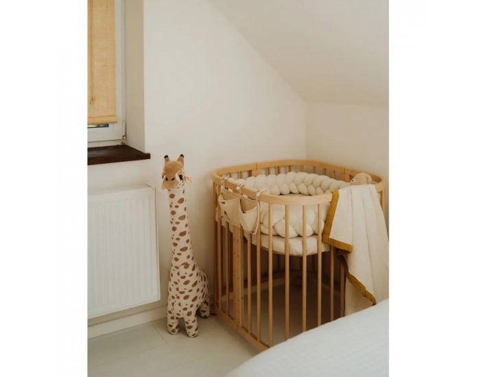 Detská rastúca postieľka s matracom 7v1 Lili - prírodná