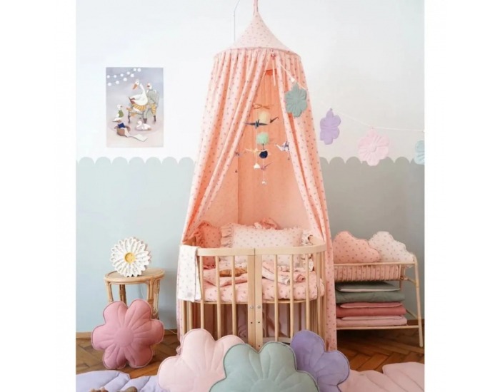 Detská rastúca postieľka s matracom 7v1 Lili - prírodná