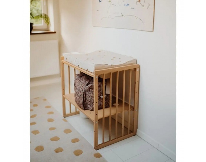 Detská rastúca postieľka s matracom 7v1 Lili - prírodná