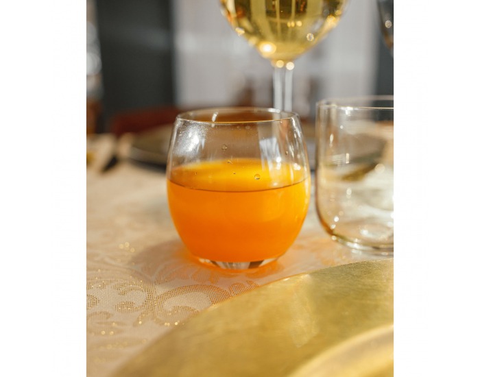 Pohár na vodu (6 ks) Lilo Typ 4 450 ml - tmavohnedá dymová