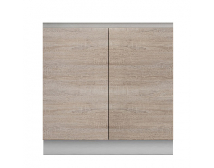 Dolná kuchynská skrinka Line D80 - dub sonoma / biela