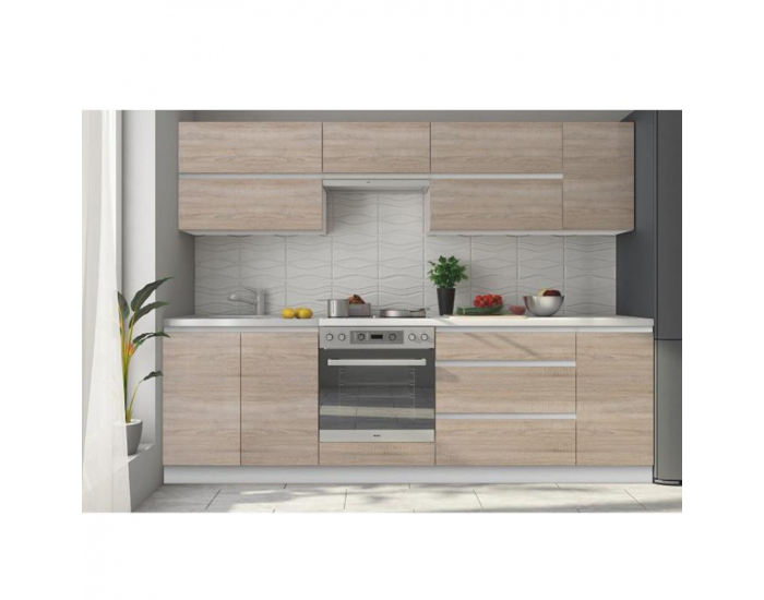 Horná kuchynská skrinka Line G80 - dub sonoma / biela