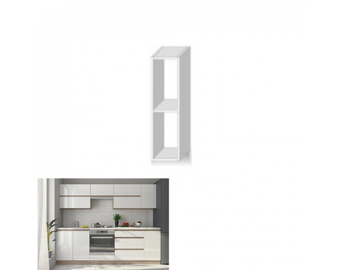 Horná kuchynská skrinka Line White G20 - dub sonoma