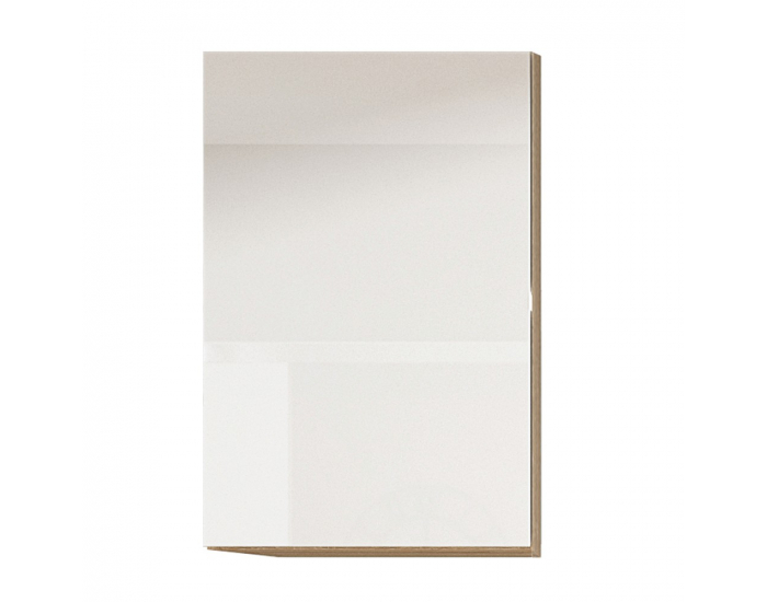 Horná kuchynská skrinka Line White G30 - biely vysoký lesk / dub sonoma