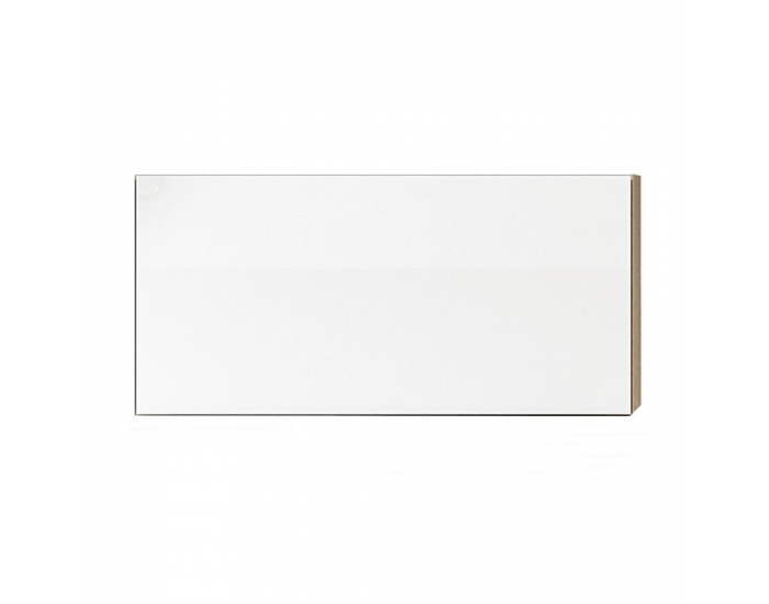 Horná kuchynská skrinka Line White G60OK - biely vysoký lesk / dub sonoma