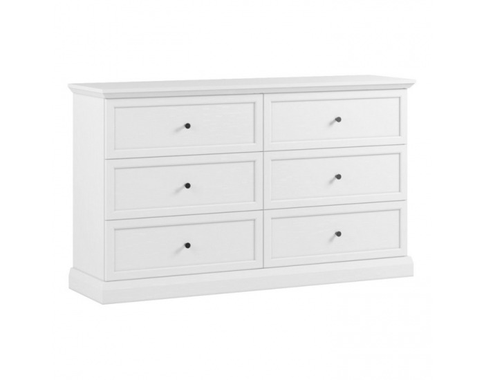Zásuvková komoda Locca K6S - biela