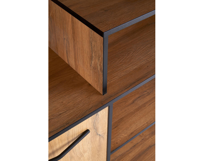 Regál Lockheed KM2 - dub grandson / čierna