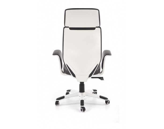 Kancelárska stolička s podrúčkami Lonatti - čierna / biela