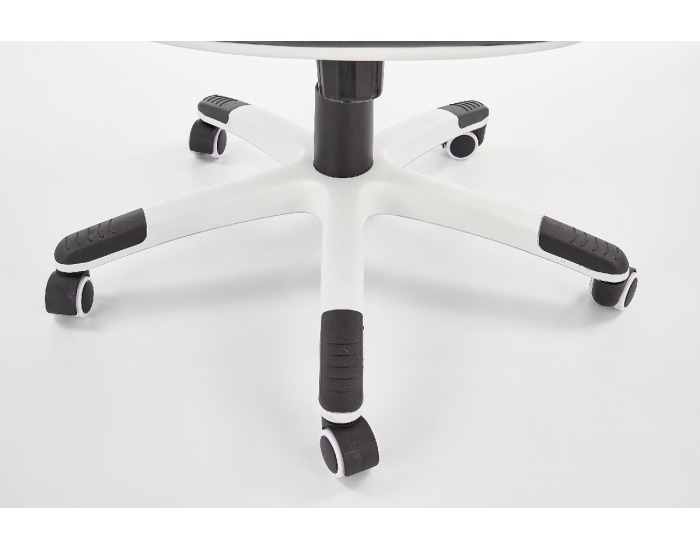 Kancelárska stolička s podrúčkami Lonatti - čierna / biela